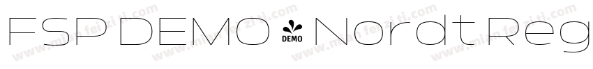 FSP DEMO - Nordt Reg字体转换